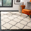 Daley Geometric Plush Shag Area Rug or Runner