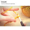 12 Pcs Colorful Ergonomic Crochet Hooks Set Soft Needles Crafts Sewing Knitting Hooks Tool