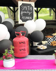 9.5" Helium Balloon Tank Kit with 30